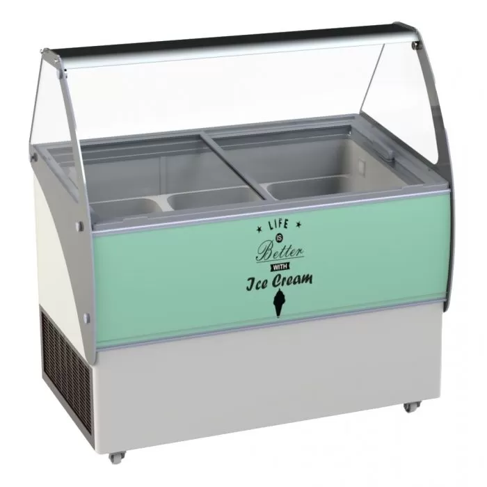 Vente vitrine à crème glacée pour professionnel à Bobigny