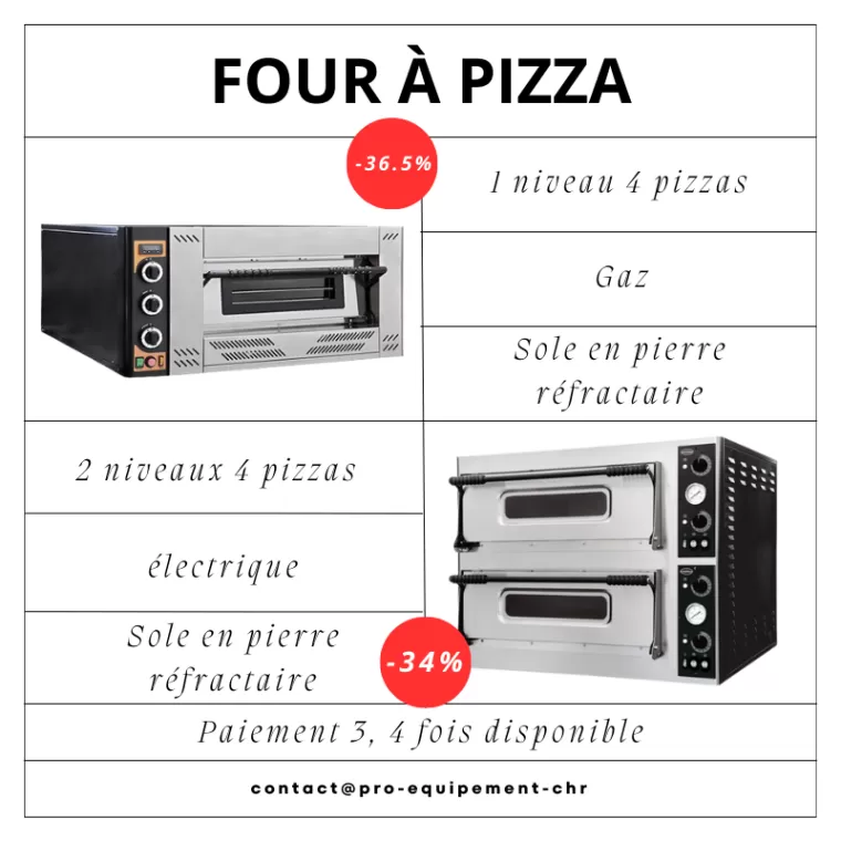 Vente de four à pizza pour professionnel à Paris