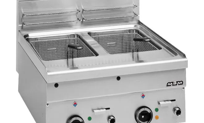 Vente de friteuse électrique double MBM pour professionnel à Bagnolet